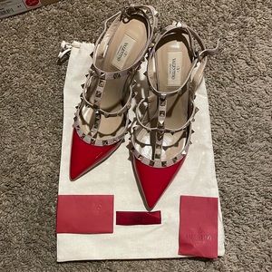 EUC AUTHENTIC Valentino Garavani Studded Heels